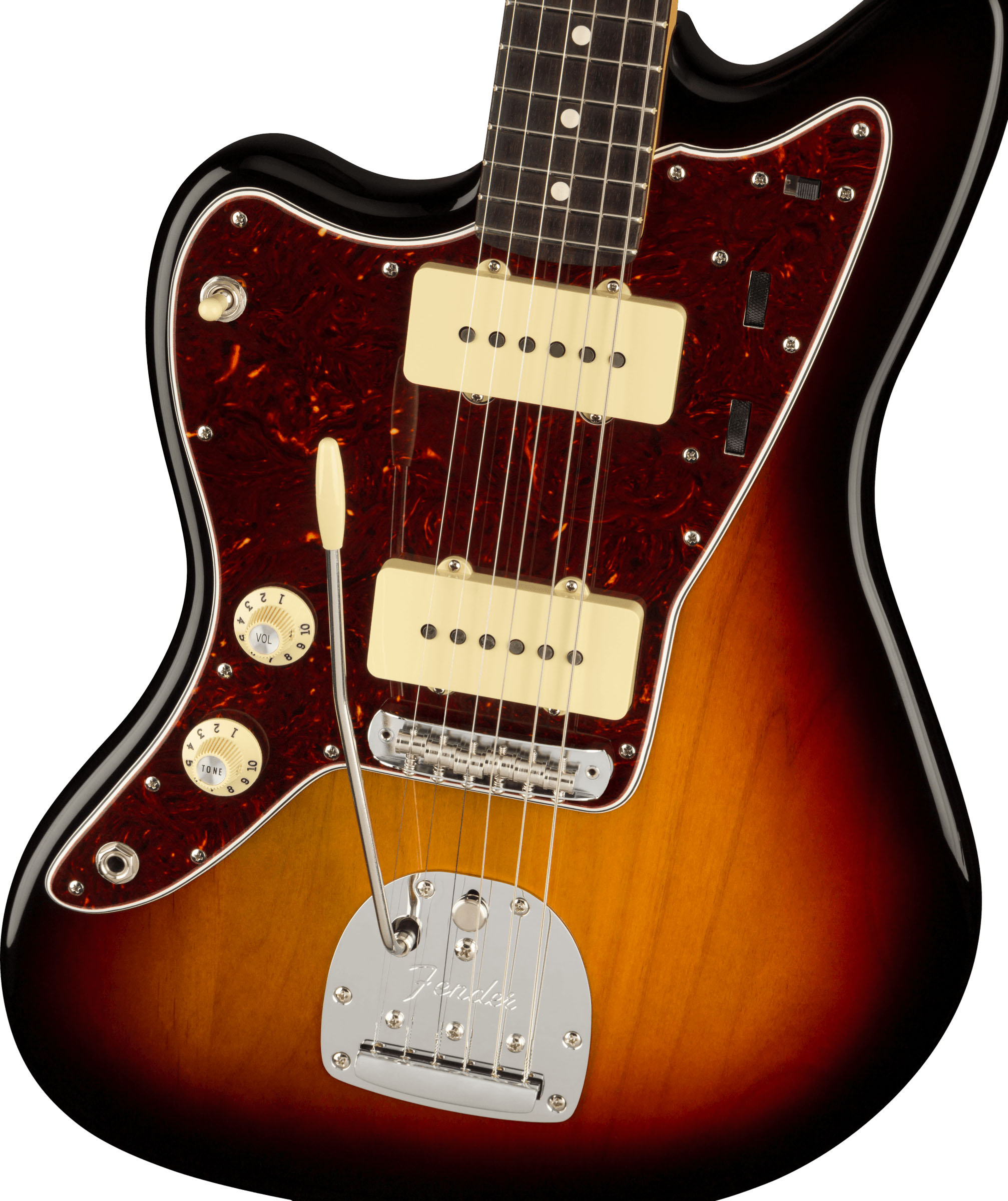 American Professional II Jazzmaster® Left-Hand, Rosewood Fingerboard, 3-Color Sunburst - Image 4