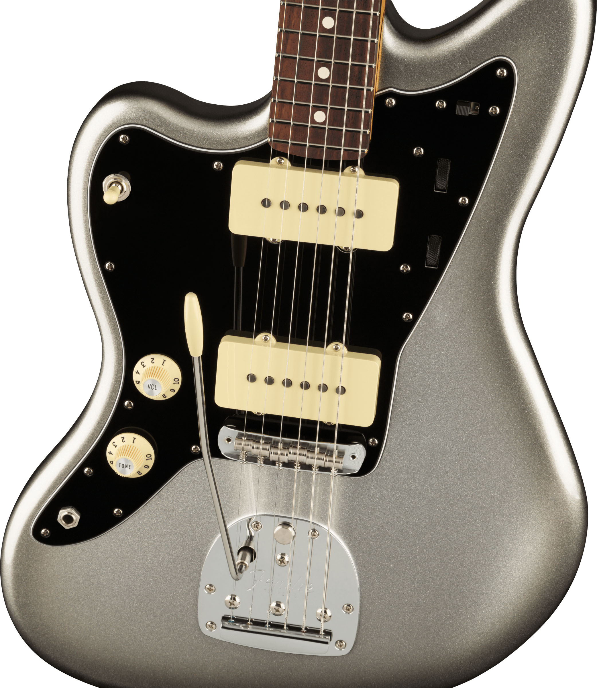 American Professional II Jazzmaster® Left-Hand, Rosewood Fingerboard, Mercury - Image 4