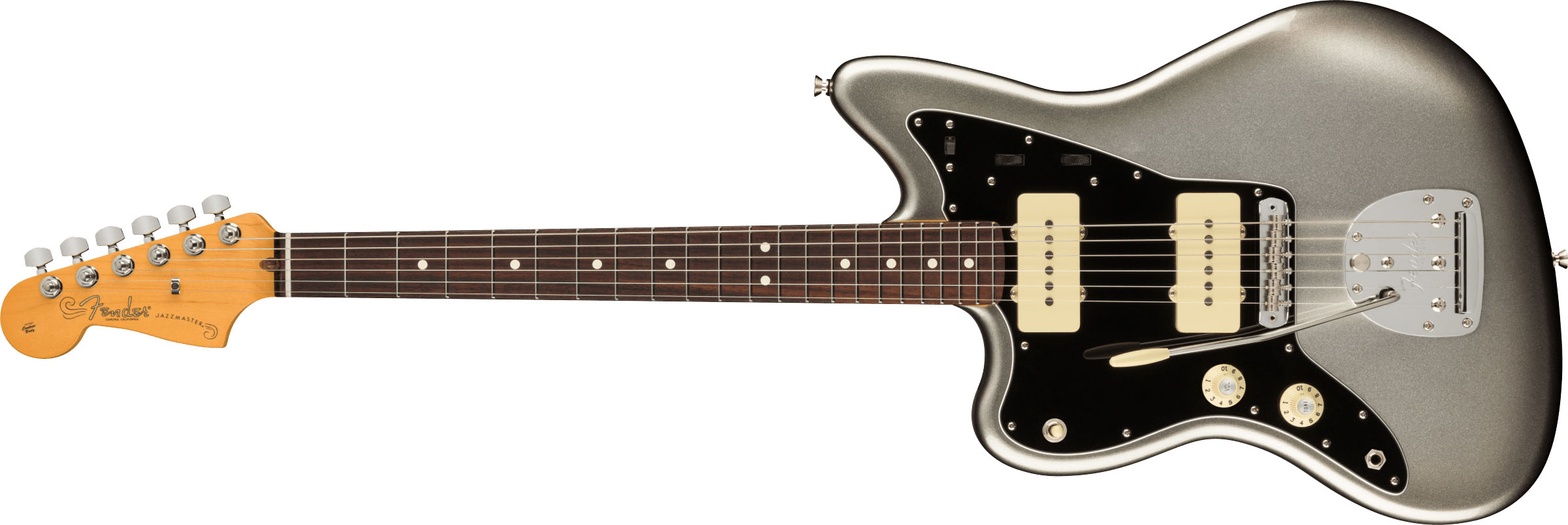 American Professional II Jazzmaster® Left-Hand, Rosewood Fingerboard, Mercury - Image 2