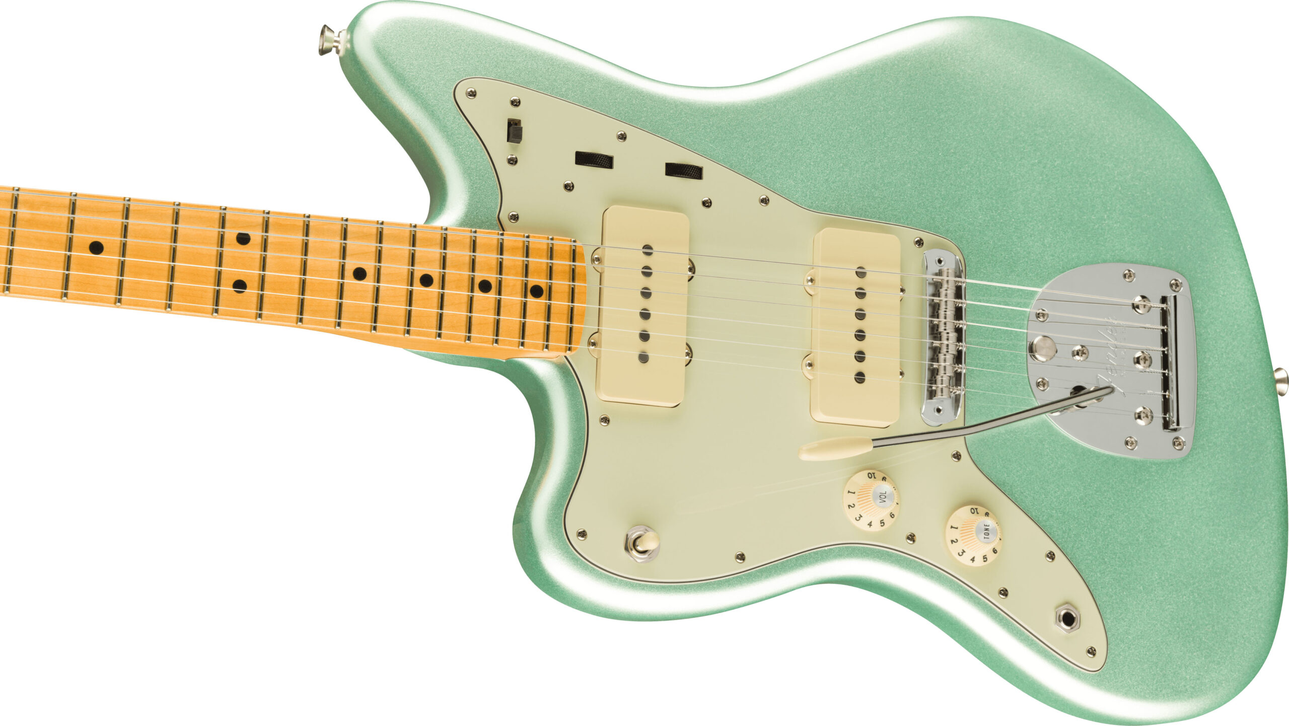 American Professional II Jazzmaster® Left-Hand, Maple Fingerboard, Mystic Surf Green - Image 5