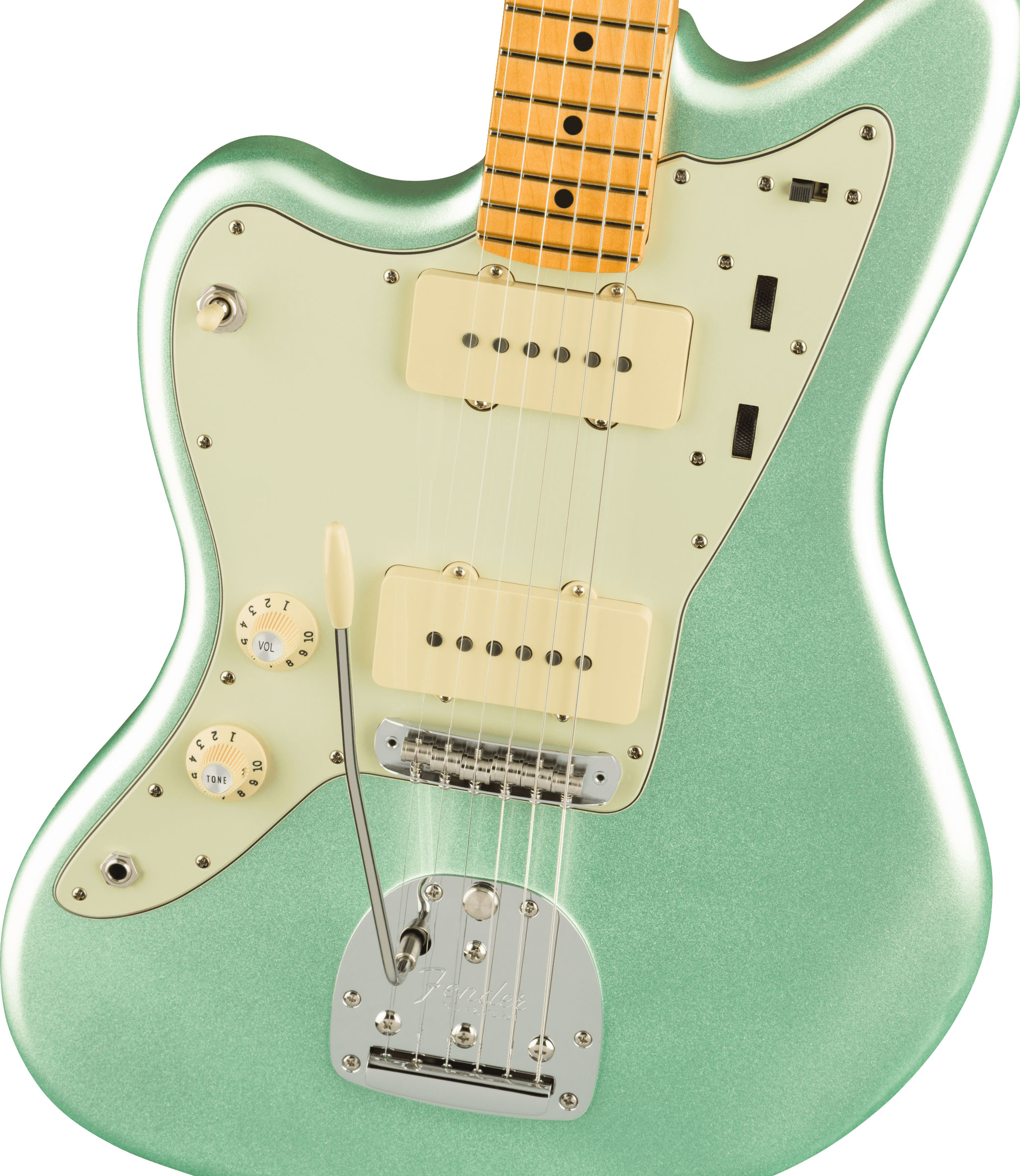 American Professional II Jazzmaster® Left-Hand, Maple Fingerboard, Mystic Surf Green - Image 4