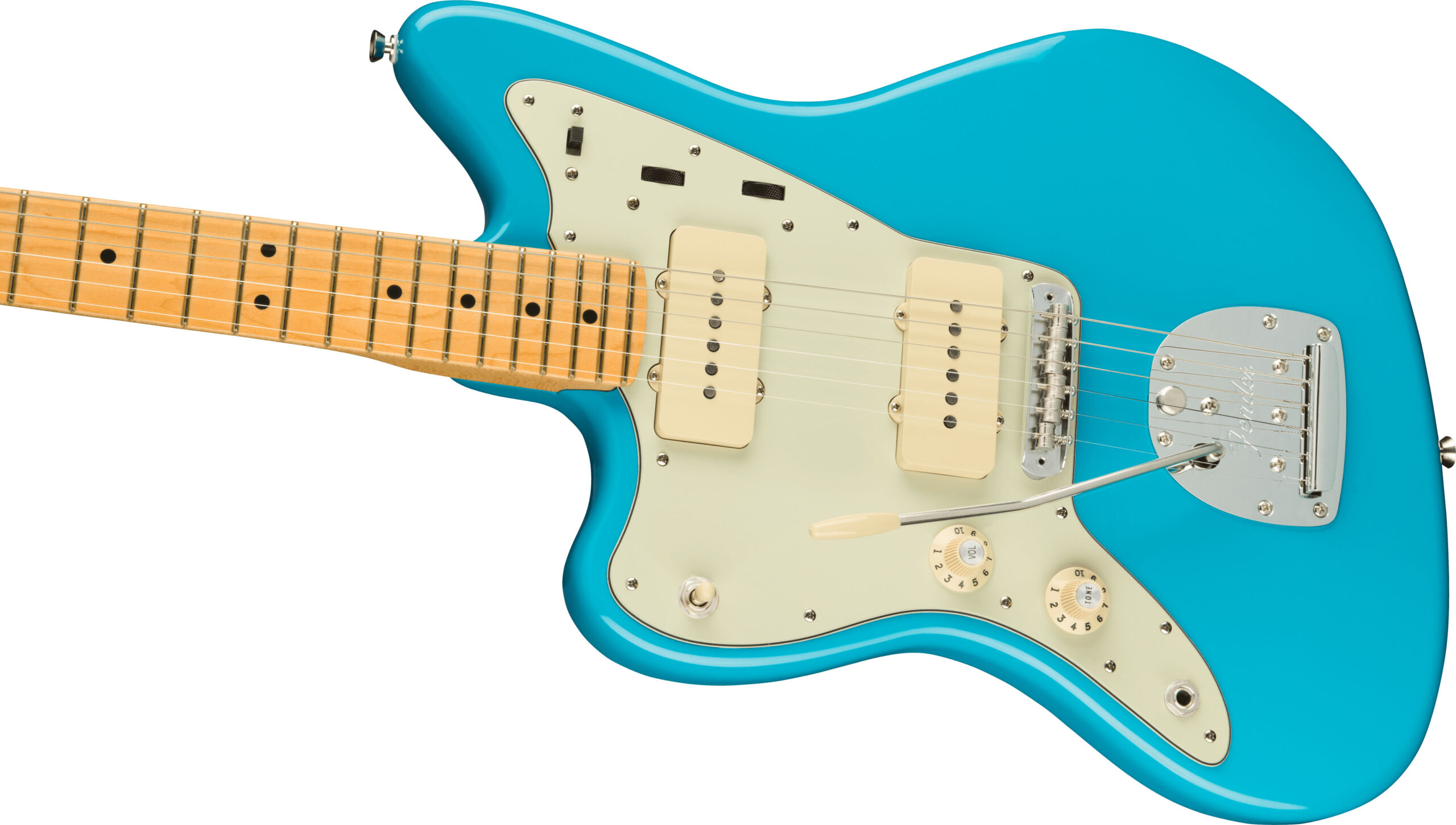 American Professional II Jazzmaster® Left-Hand, Maple Fingerboard, Miami Blue - Image 5