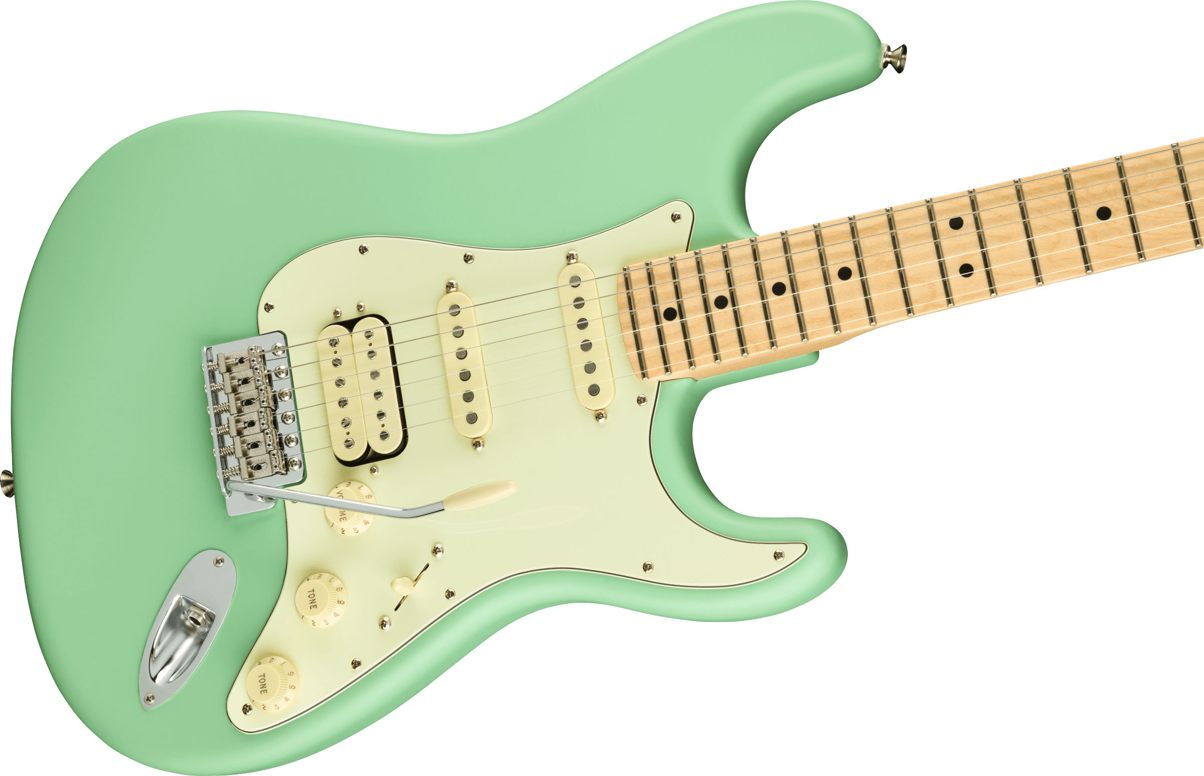 American Performer Stratocaster® HSS, Maple Fingerboard, Satin Surf Green - Image 5