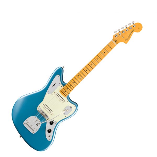 American Professional Classic Jaguar® Electric Guitar - Faded Lake Placid Blue - Image 2