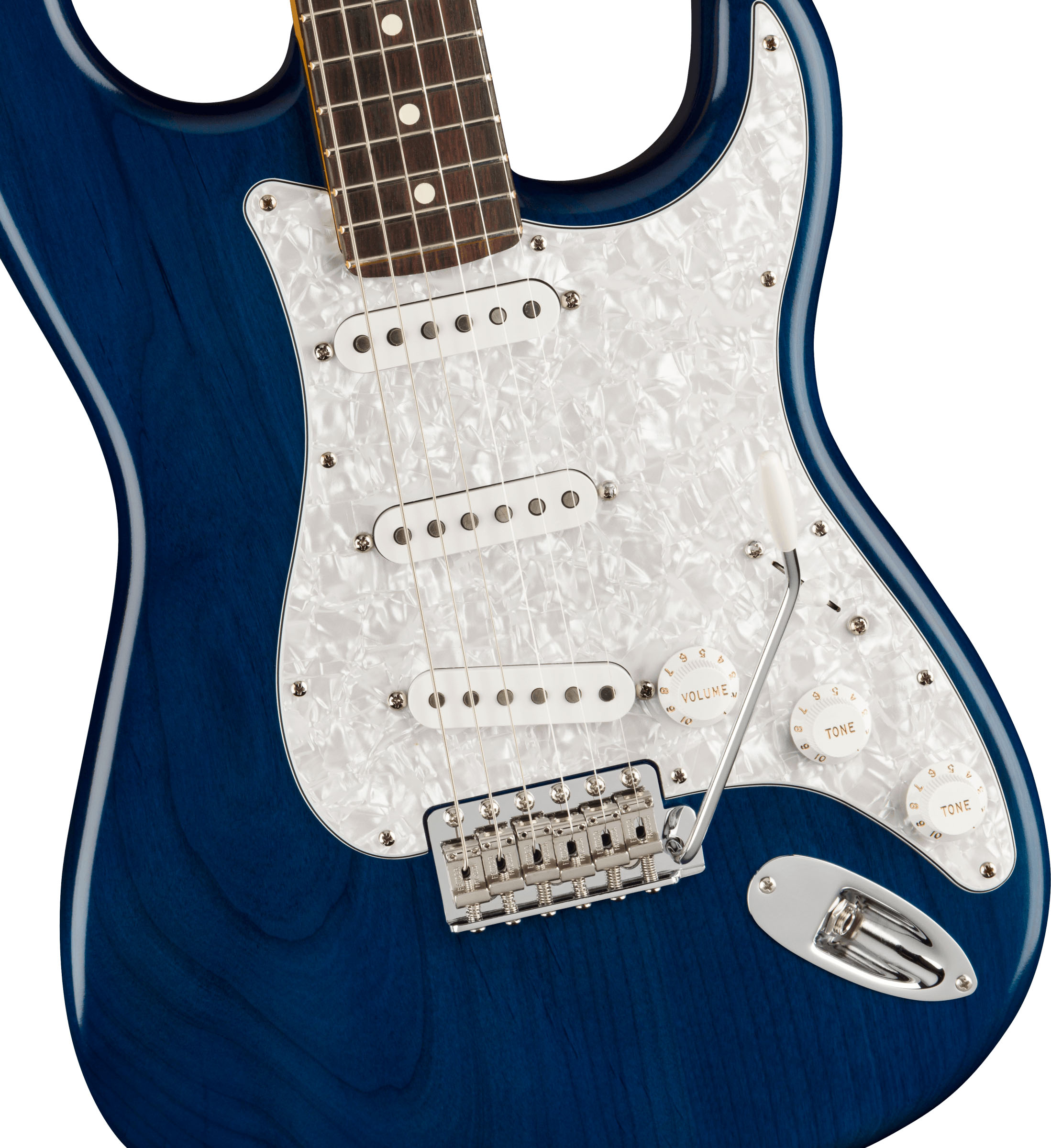 Cory Wong Stratocaster®, Rosewood Fingerboard, Sapphire Blue Transparent - Image 4
