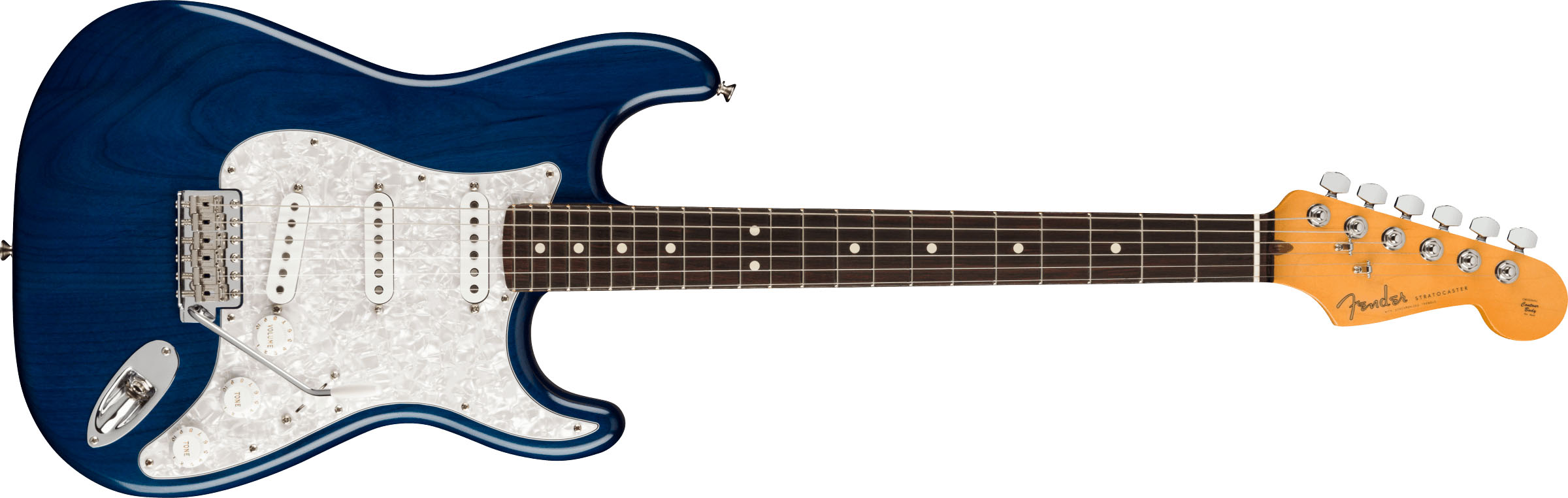 Cory Wong Stratocaster®, Rosewood Fingerboard, Sapphire Blue Transparent - Image 2