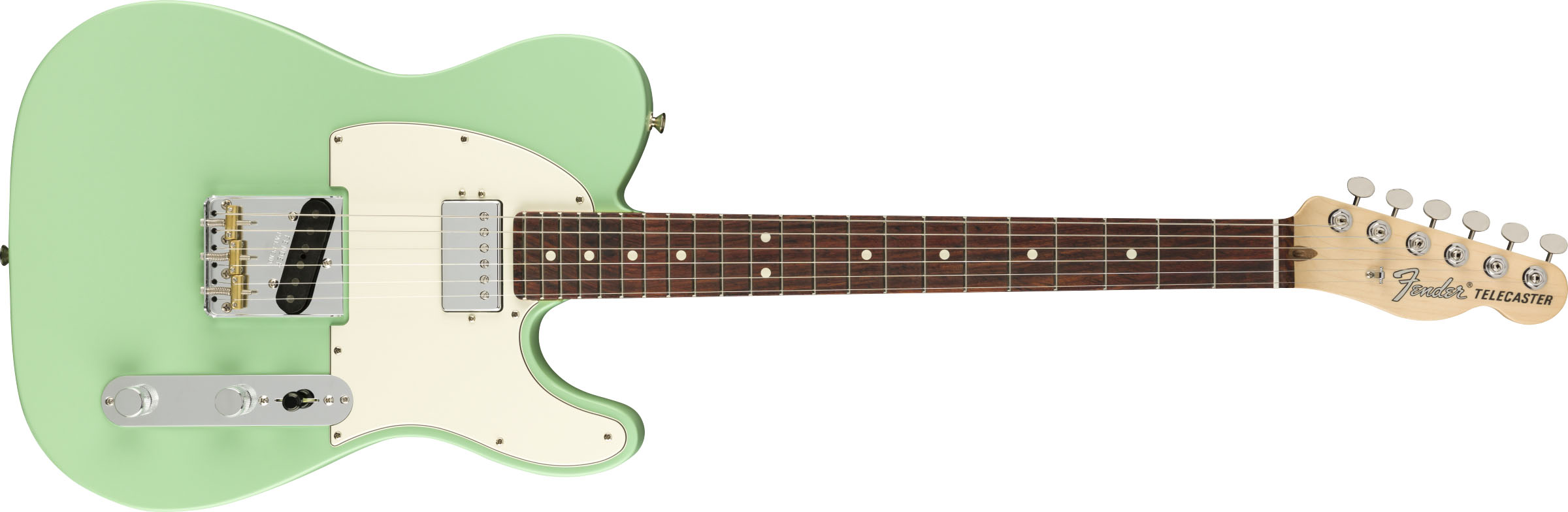 American Performer Telecaster® with Humbucking, Rosewood Fingerboard, Satin Surf Green - Image 2