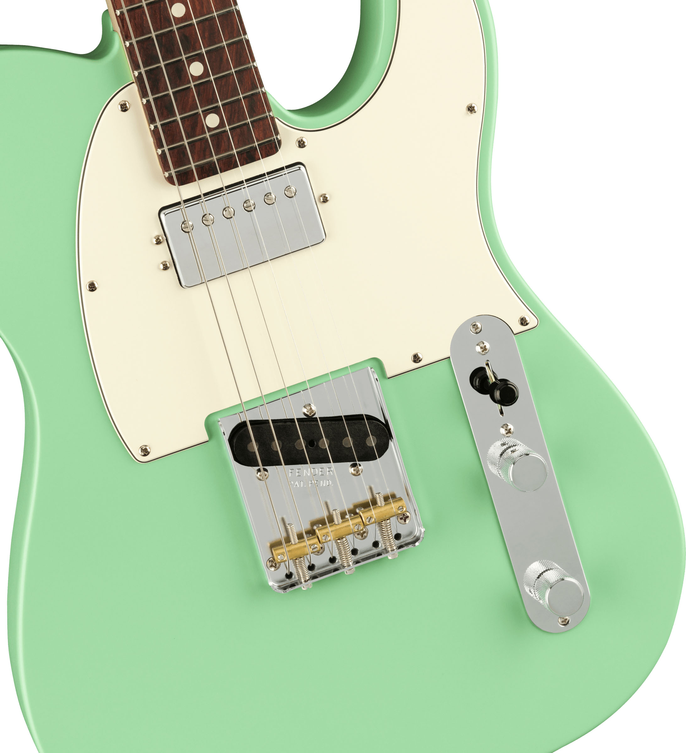 American Performer Telecaster® with Humbucking, Rosewood Fingerboard, Satin Surf Green - Image 4