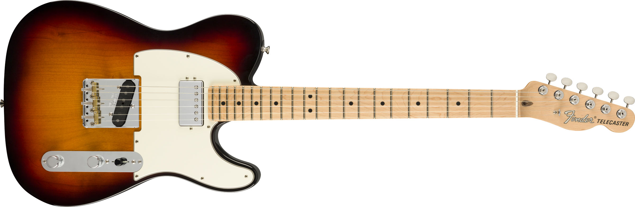 American Performer Telecaster® with Humbucking, Maple Fingerboard, 3-Color Sunburst - Image 2