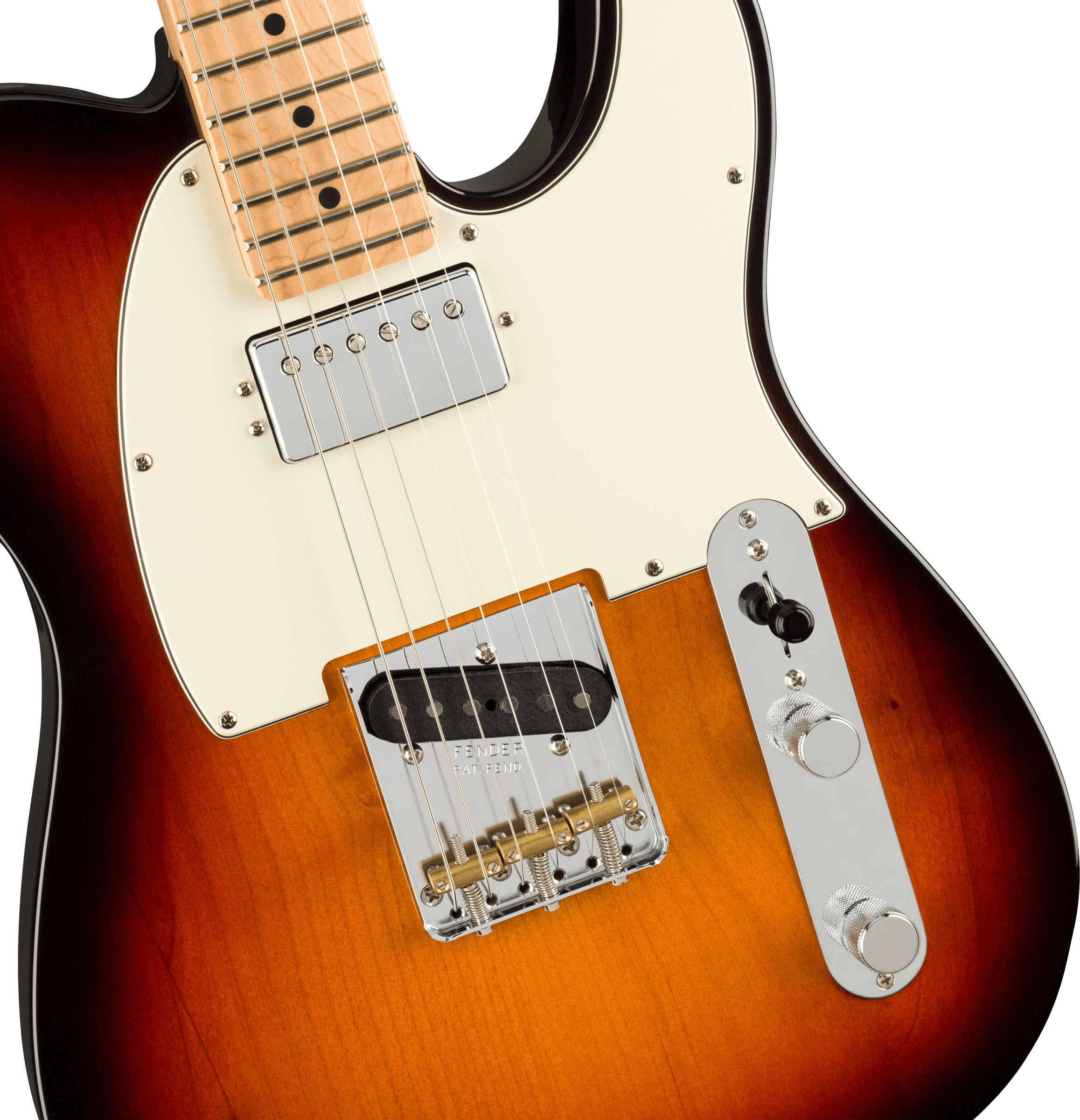 American Performer Telecaster® with Humbucking, Maple Fingerboard, 3-Color Sunburst - Image 4