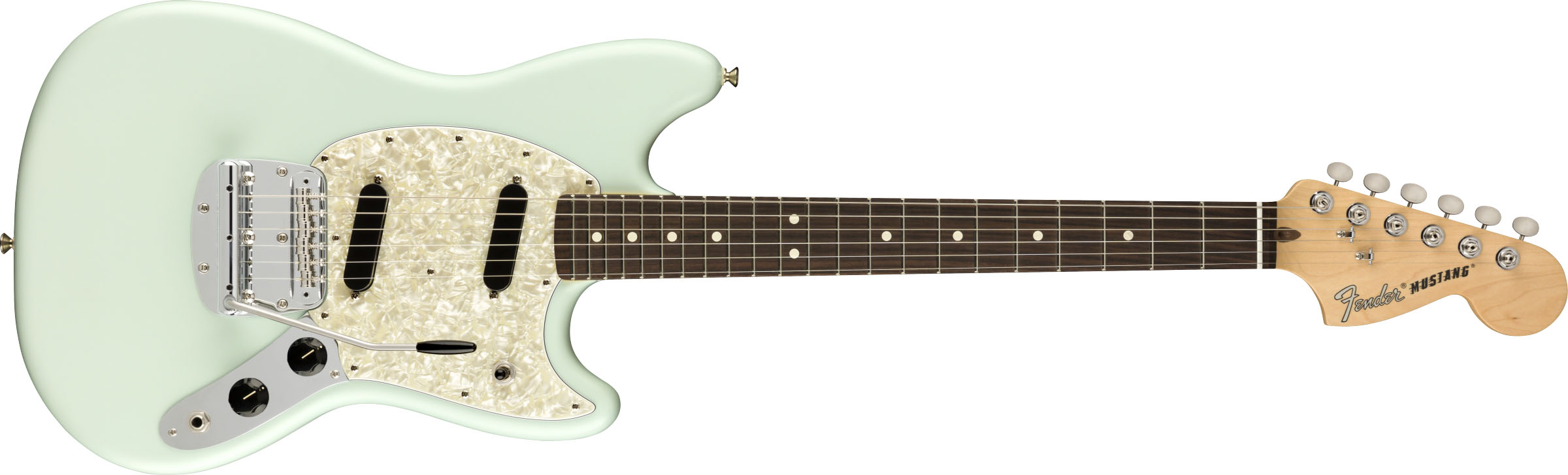 American Performer Mustang, Rosewood Fingerboard, Sonic Blue - Image 2