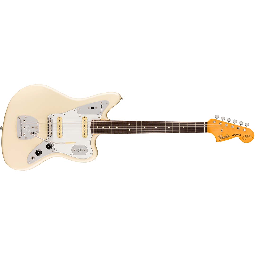 Johnny Marr Jaguar®, Rosewood Fingerboard, Olympic White - Image 2