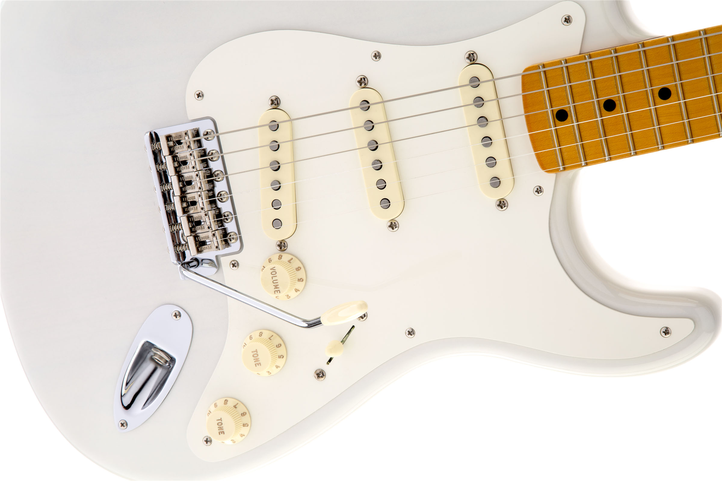 Eric Johnson Stratocaster®, Maple Fingerboard, White Blonde - Image 4