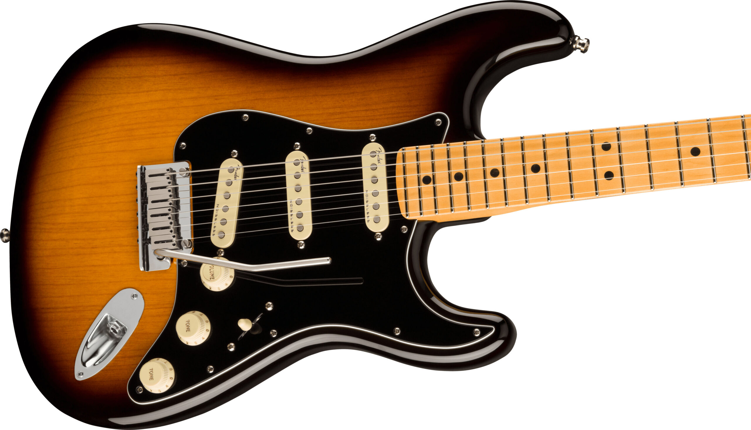 American Ultra Luxe Stratocaster®, Maple Fingerboard, 2-Color Sunburst - Image 5
