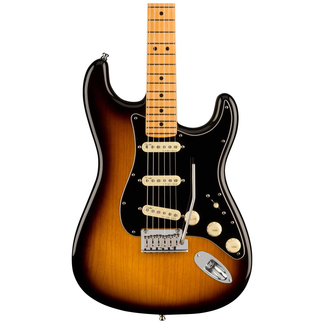 American Ultra Luxe Stratocaster®, Maple Fingerboard, 2-Color Sunburst
