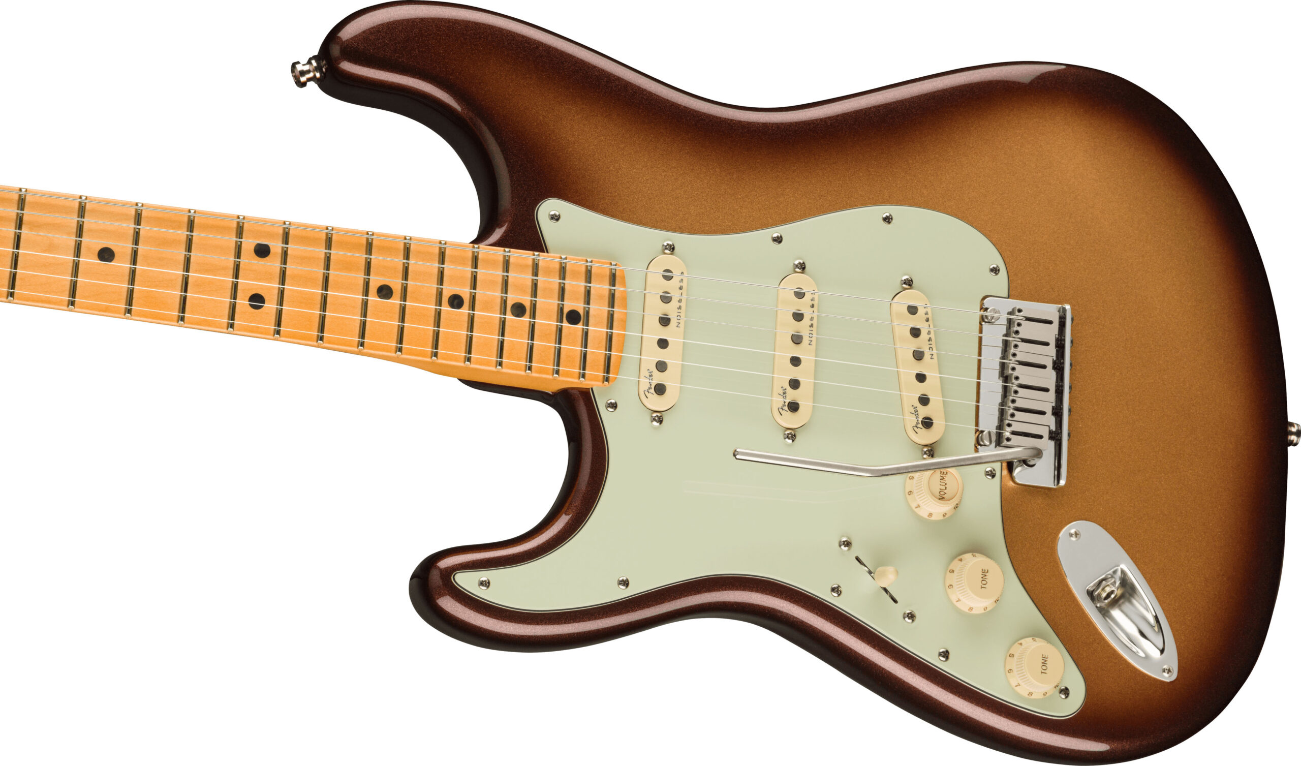 American Ultra Stratocaster® Left-Hand, Maple Fingerboard, Mocha Burst - Image 5