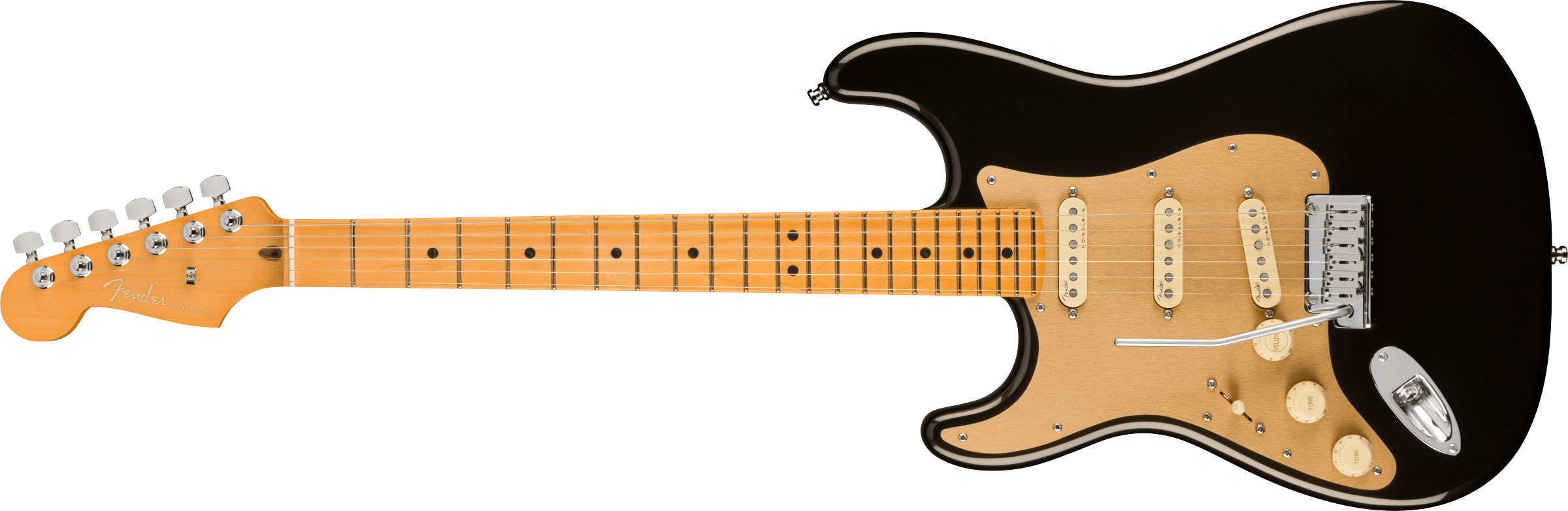 American Ultra Stratocaster® Left-Hand, Maple Fingerboard, Texas Tea - Image 2