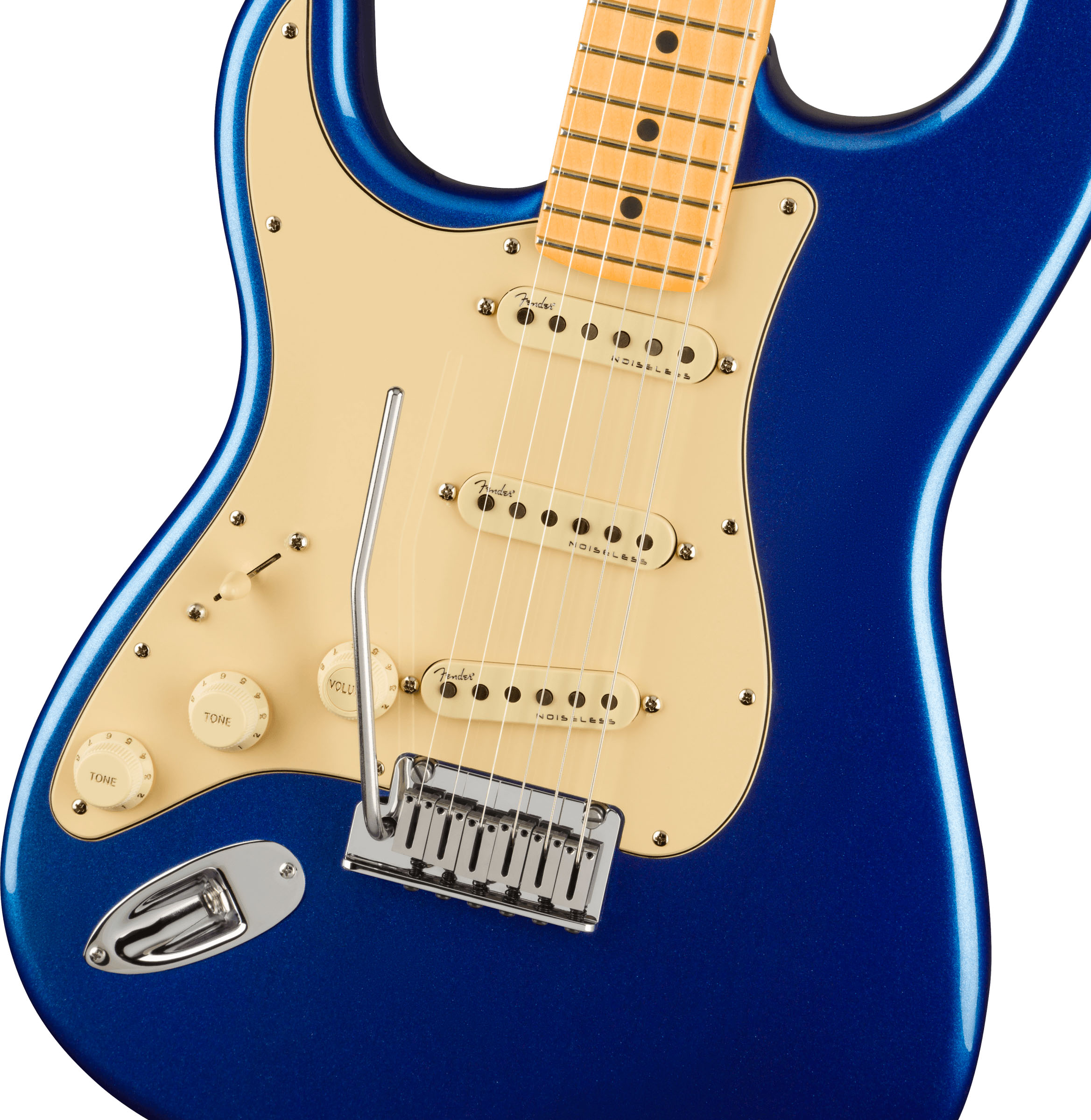 American Ultra Stratocaster® Left-Hand, Maple Fingerboard, Cobra Blue - Image 4