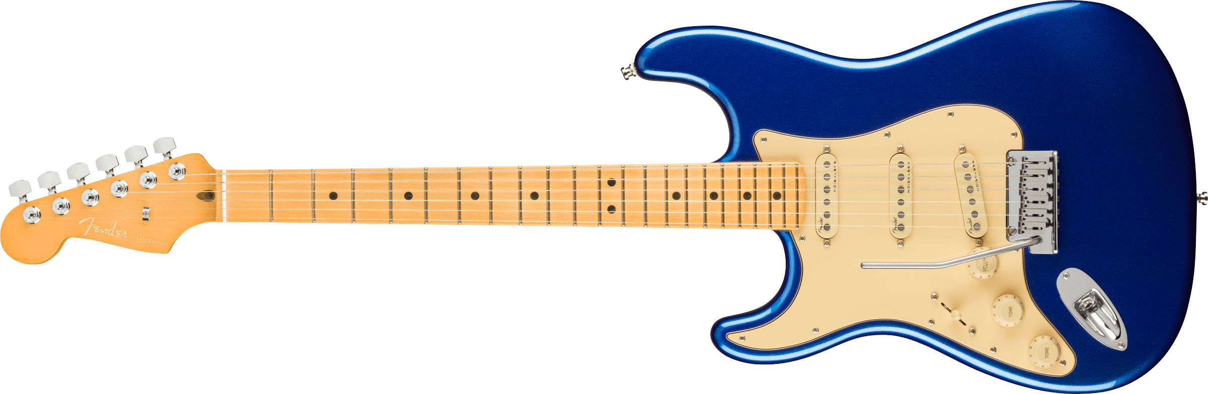 American Ultra Stratocaster® Left-Hand, Maple Fingerboard, Cobra Blue - Image 2