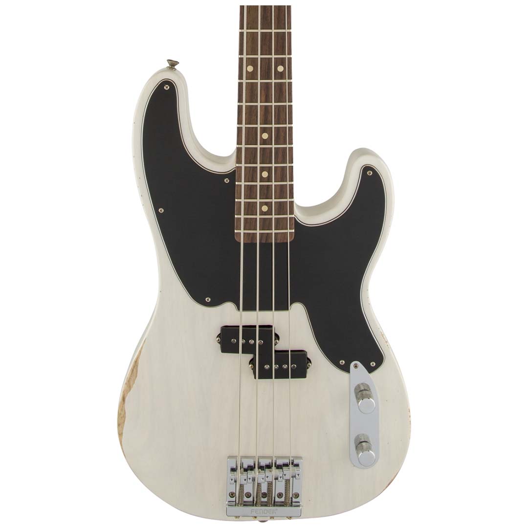Mike Dirnt Road Worn® Precision Bass®, Rosewood Fingerboard, White Blonde