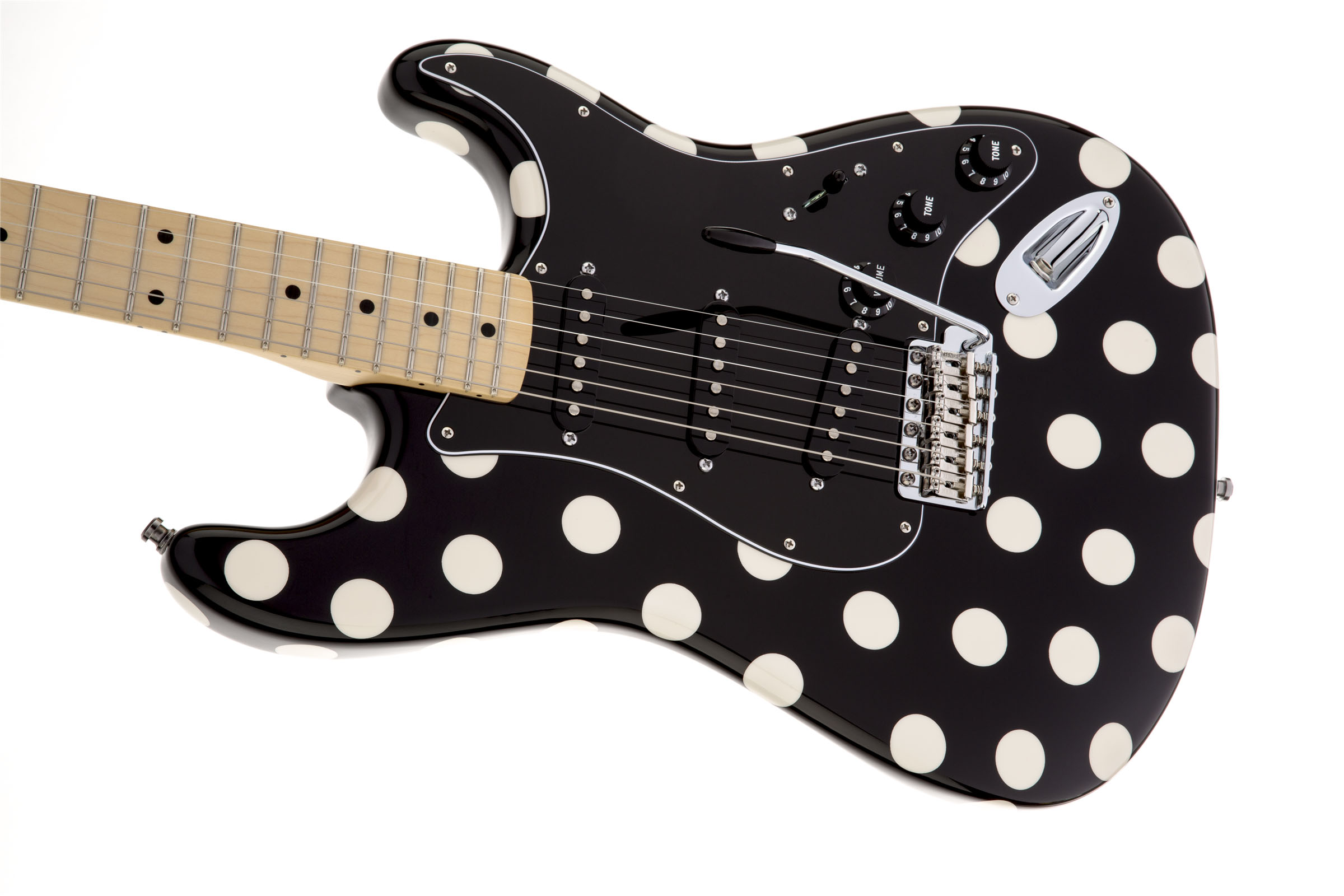 Buddy Guy Standard Stratocaster®, Maple Fingerboard, Polka Dot Finish - Image 6