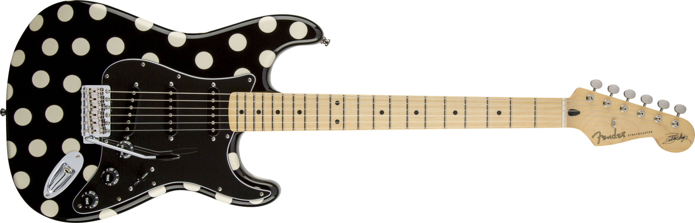 Buddy Guy Standard Stratocaster®, Maple Fingerboard, Polka Dot Finish - Image 2