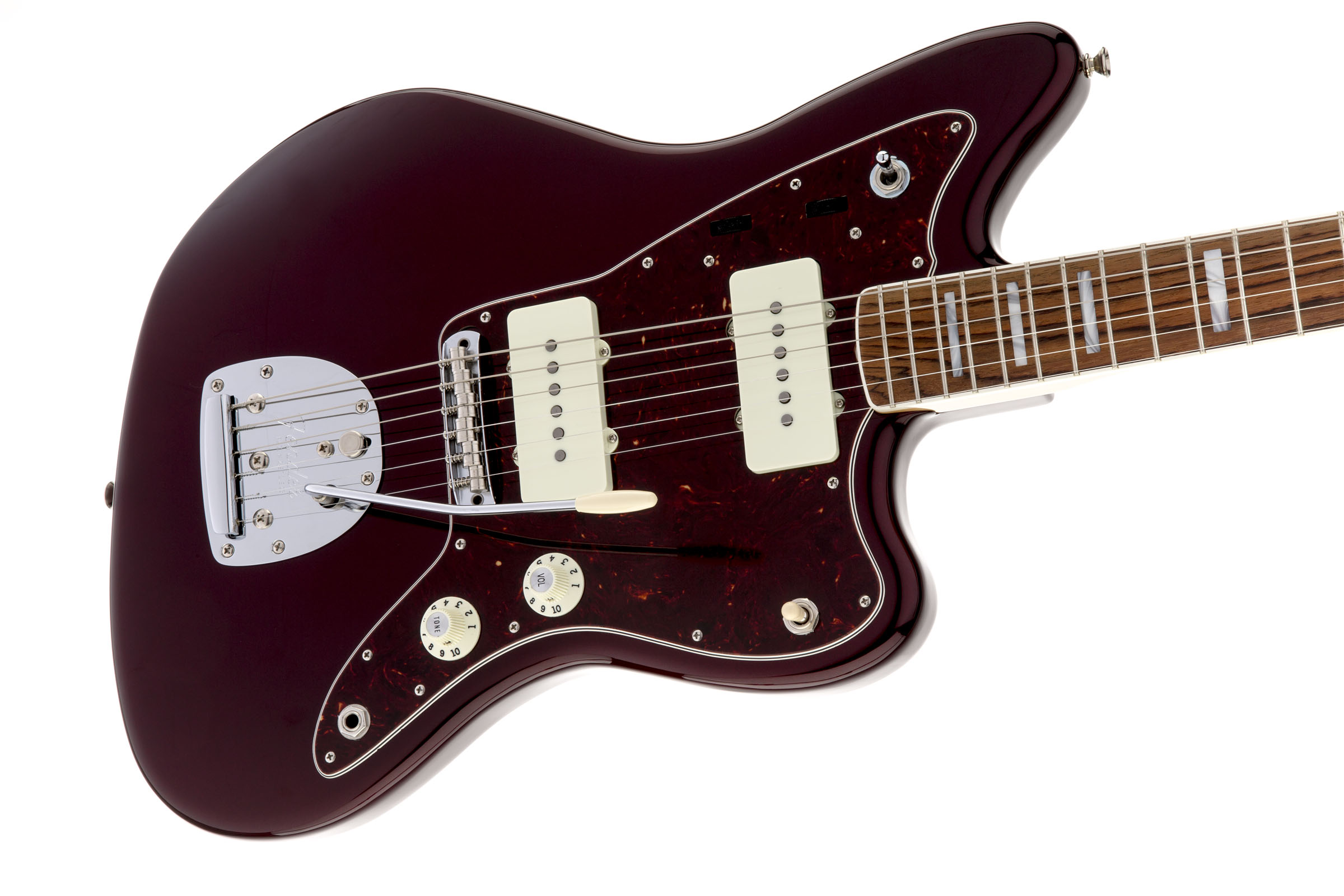 Troy Van Leeuwen Jazzmaster®, Bound Rosewood Fingerboard, Oxblood - Image 5