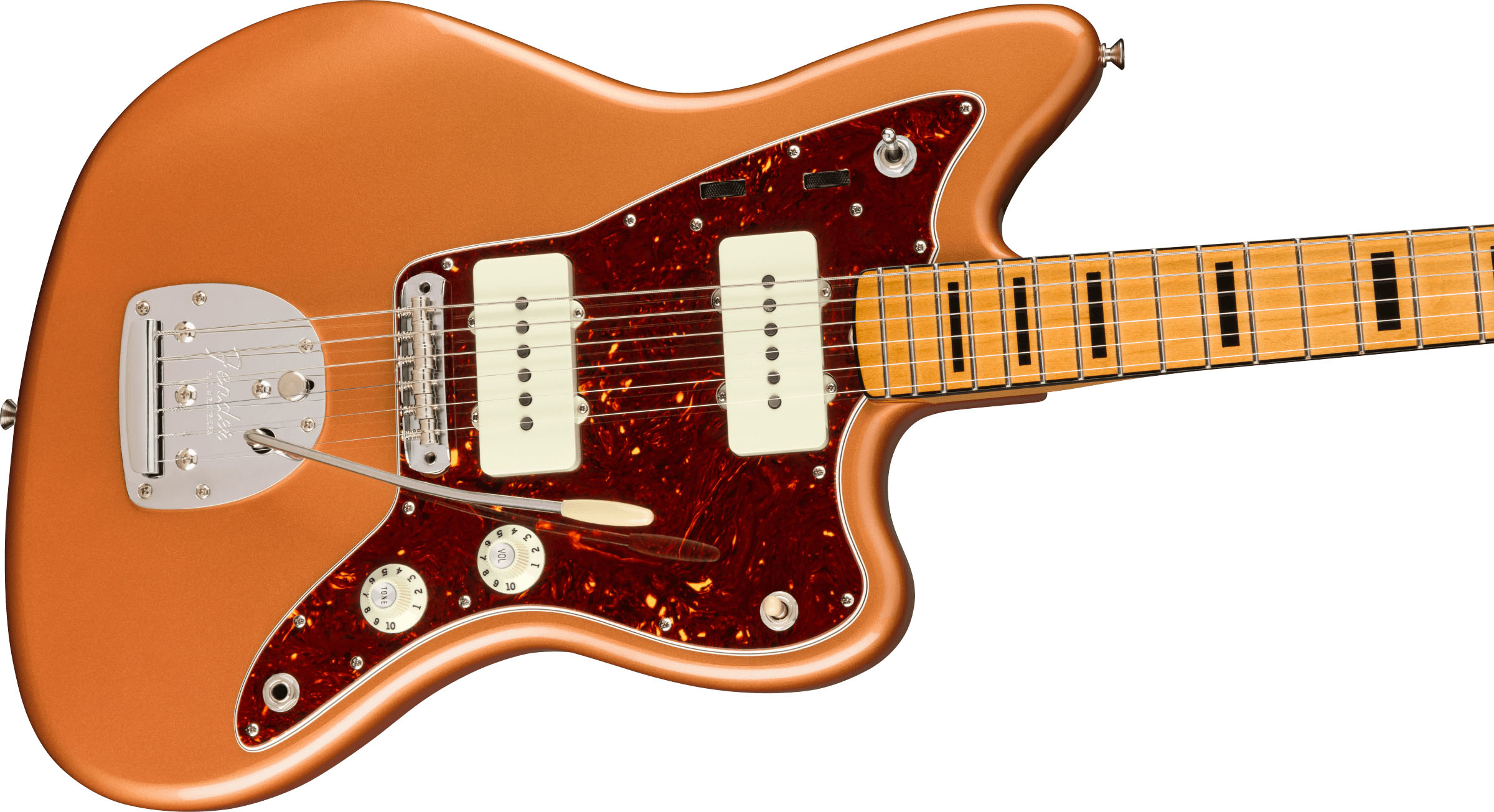 Troy Van Leeuwen Jazzmaster®, Bound Maple Fingerboard, Copper Age - Image 5