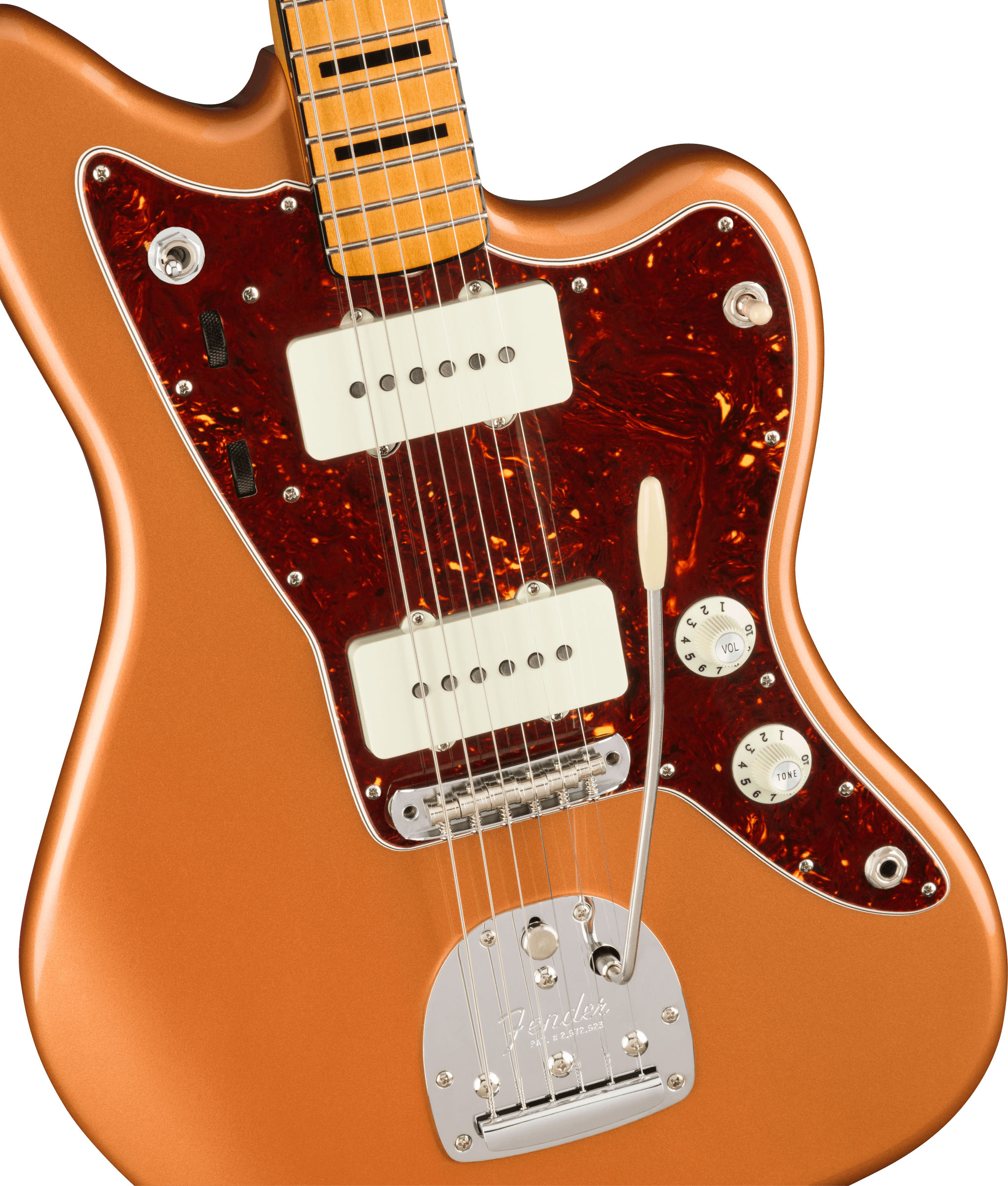 Troy Van Leeuwen Jazzmaster®, Bound Maple Fingerboard, Copper Age - Image 4