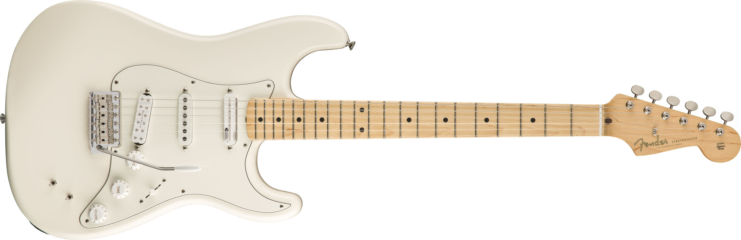 EOB Stratocaster®, Maple Fingerboard, Olympic White - Image 2