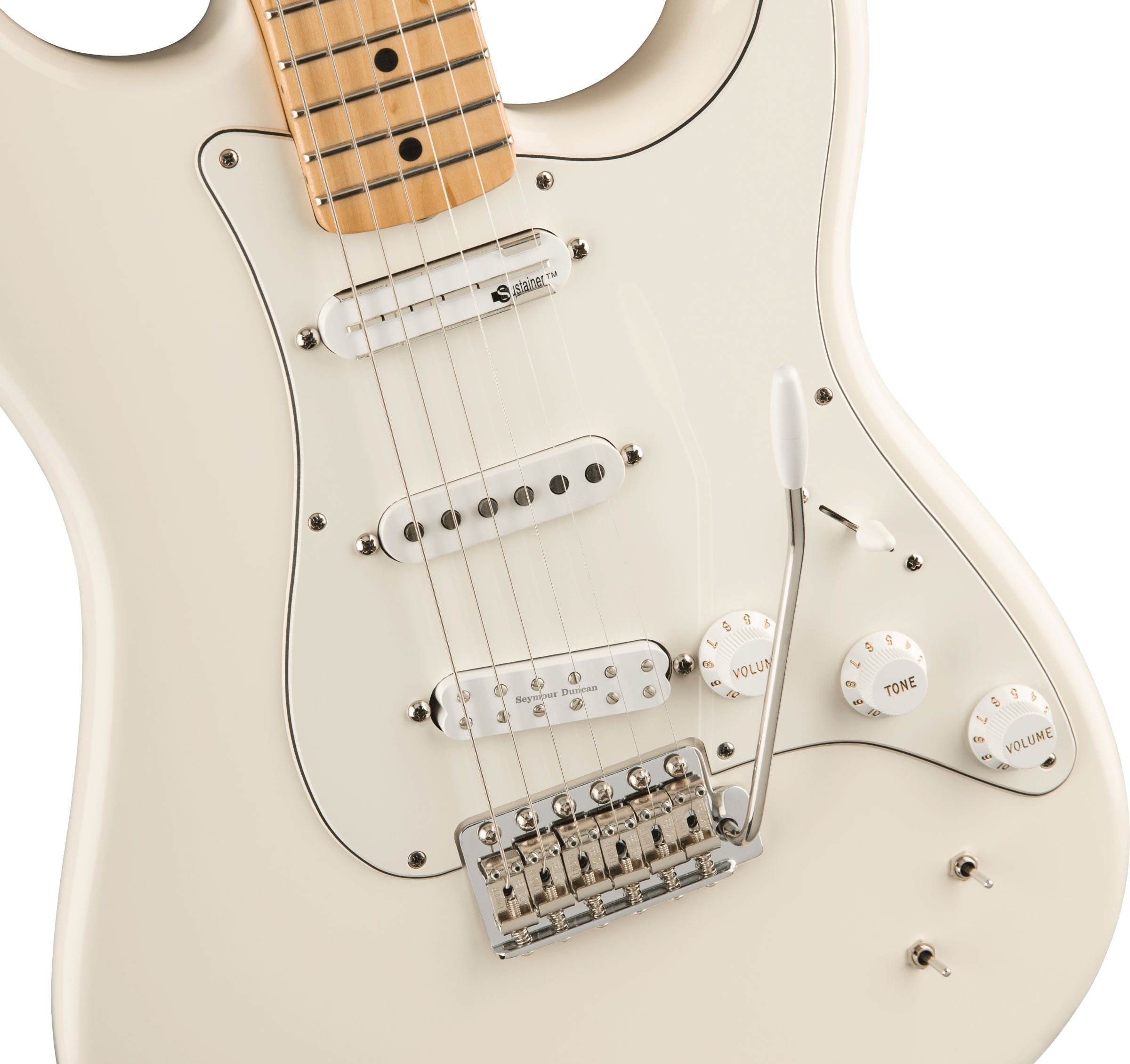 EOB Stratocaster®, Maple Fingerboard, Olympic White - Image 4