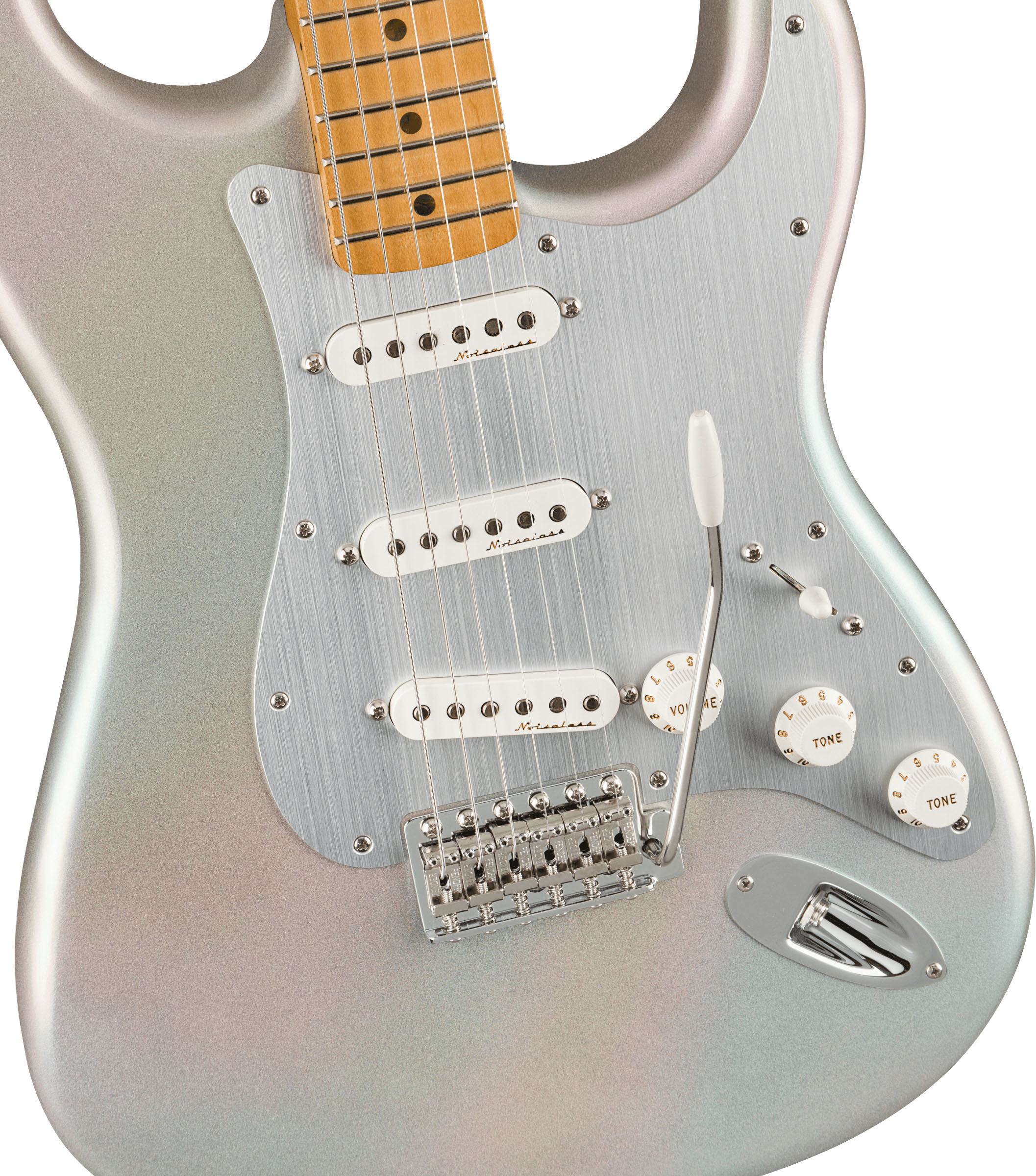 H.E.R. Stratocaster®, Maple Fingerboard, Chrome Glow - Image 4
