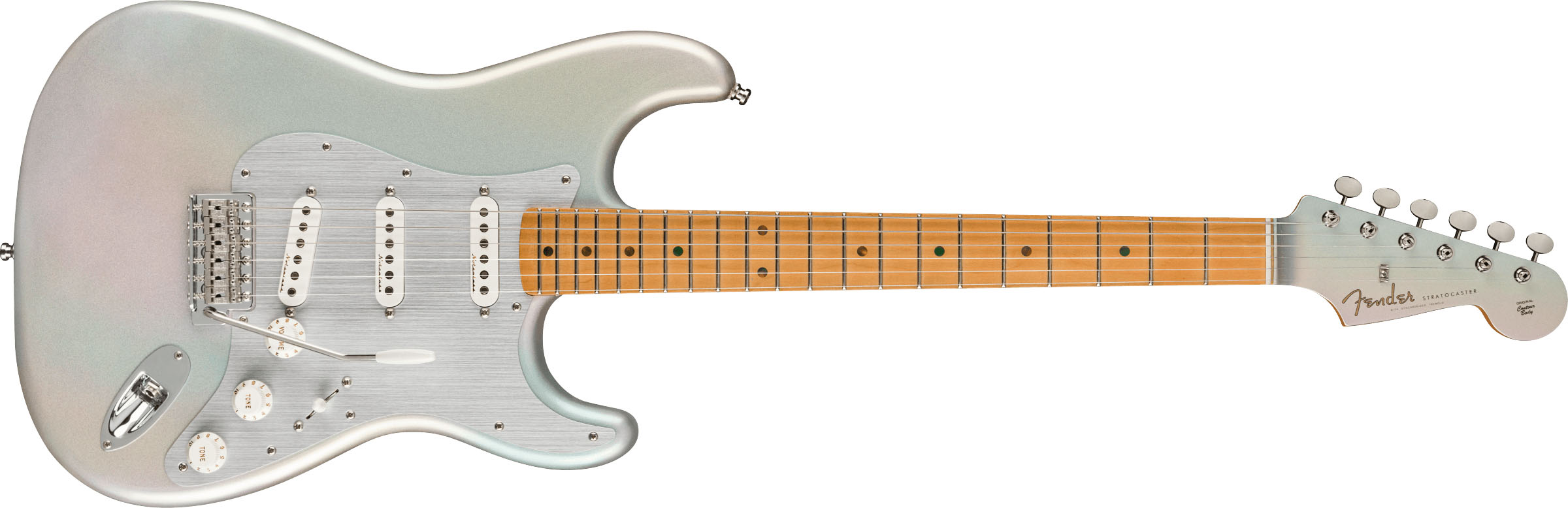 H.E.R. Stratocaster®, Maple Fingerboard, Chrome Glow - Image 2