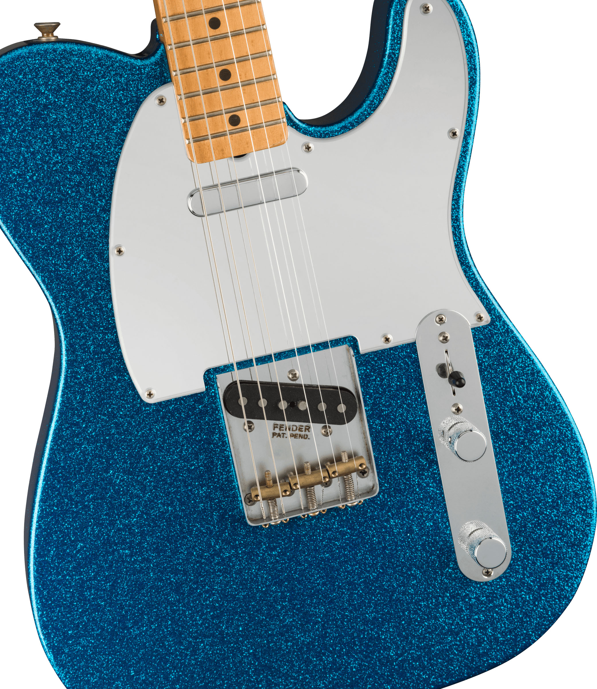 J Mascis Telecaster®, Maple Fingerboard, Bottle Rocket Blue Flake - Image 4