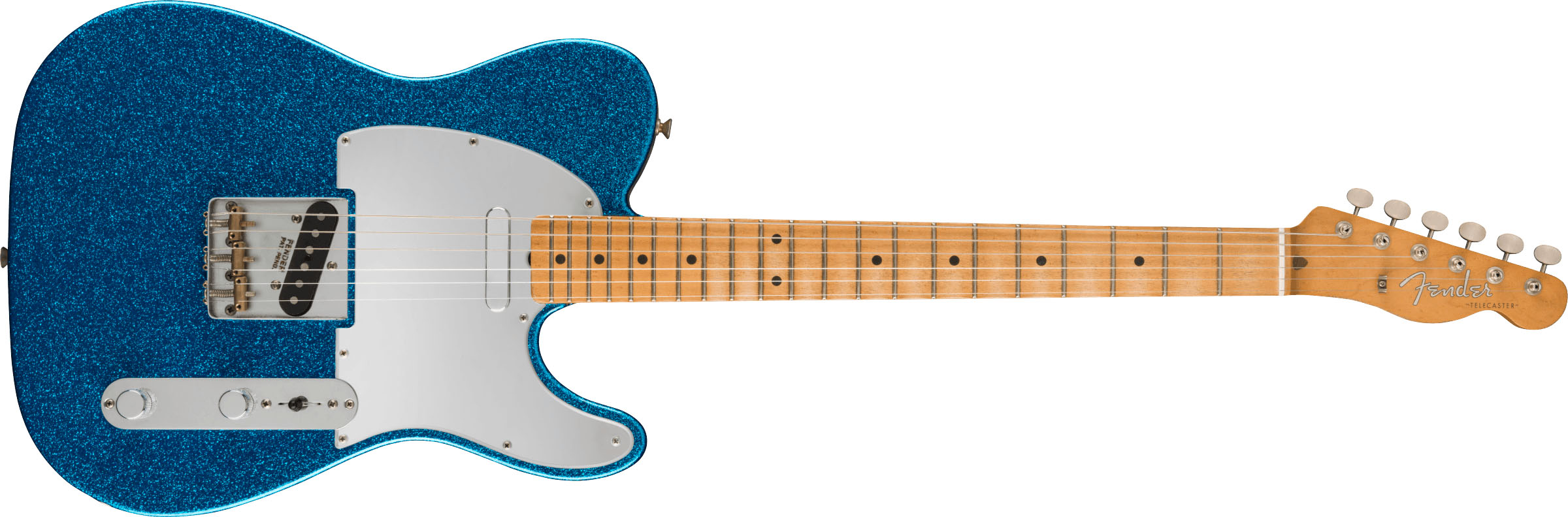 J Mascis Telecaster®, Maple Fingerboard, Bottle Rocket Blue Flake - Image 2
