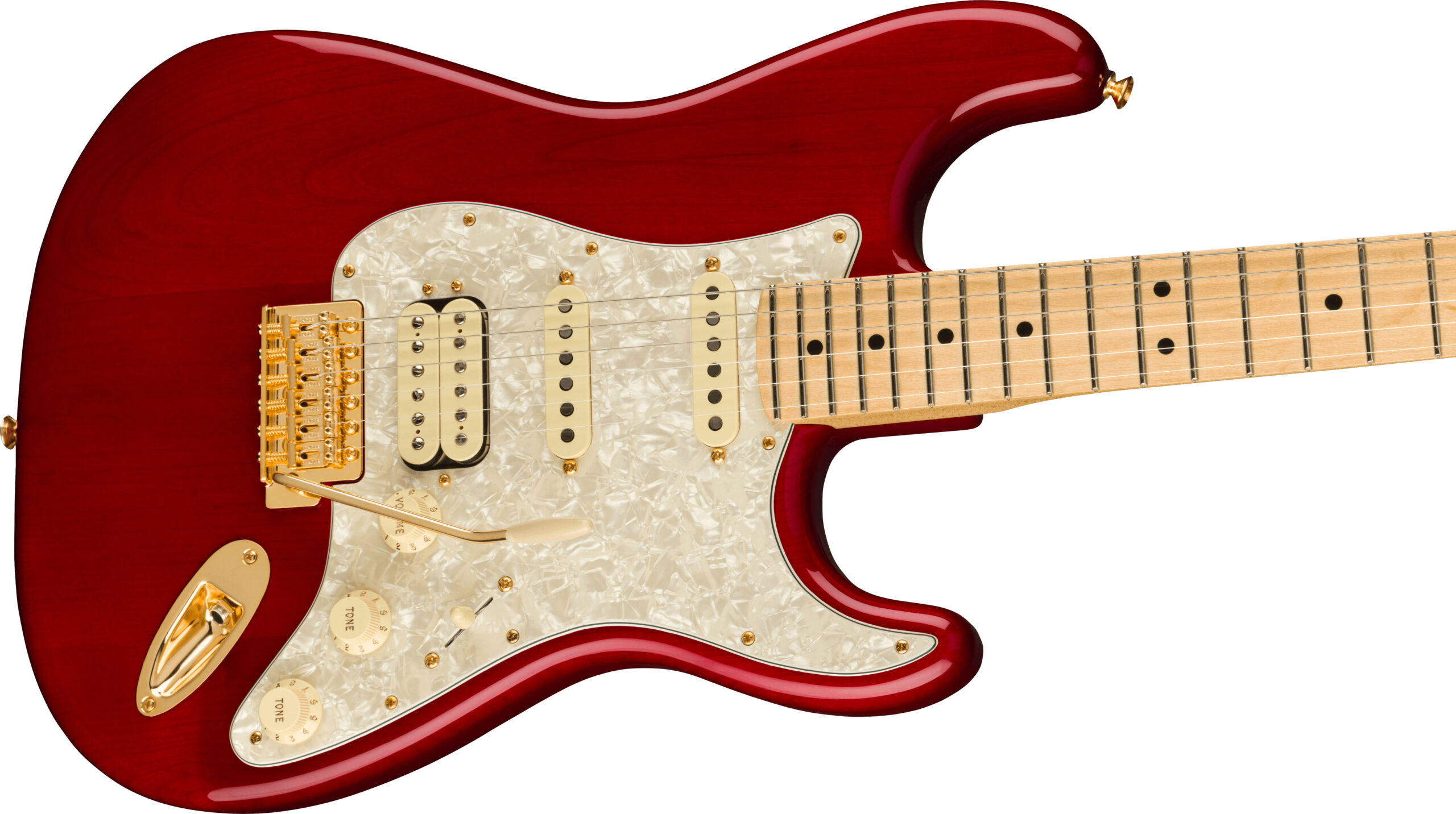Tash Sultana Stratocaster®, Maple Fingerboard, Transparent Cherry - Image 5