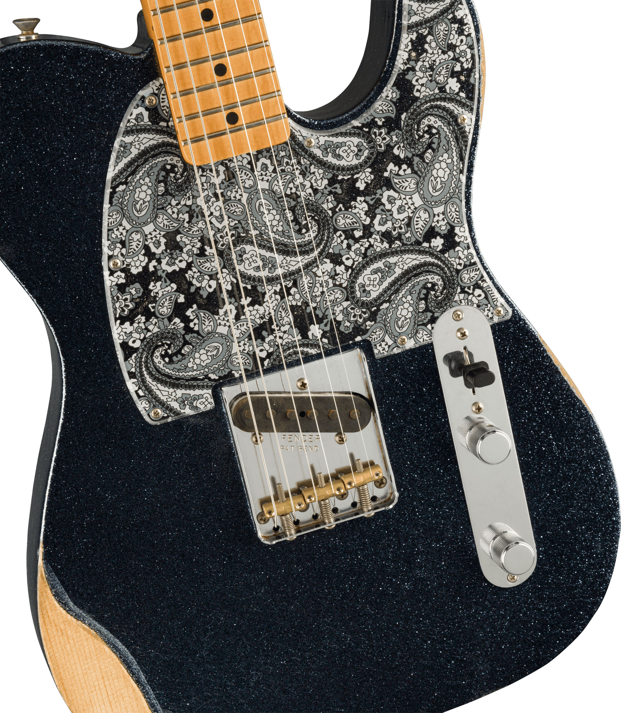 Brad Paisley Esquire®, Maple, Black Sparkle - Image 4