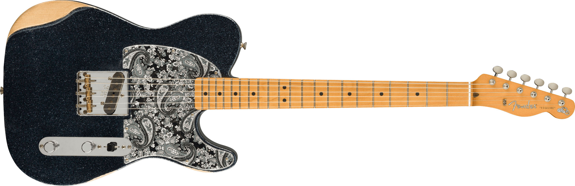 Brad Paisley Esquire®, Maple, Black Sparkle - Image 2