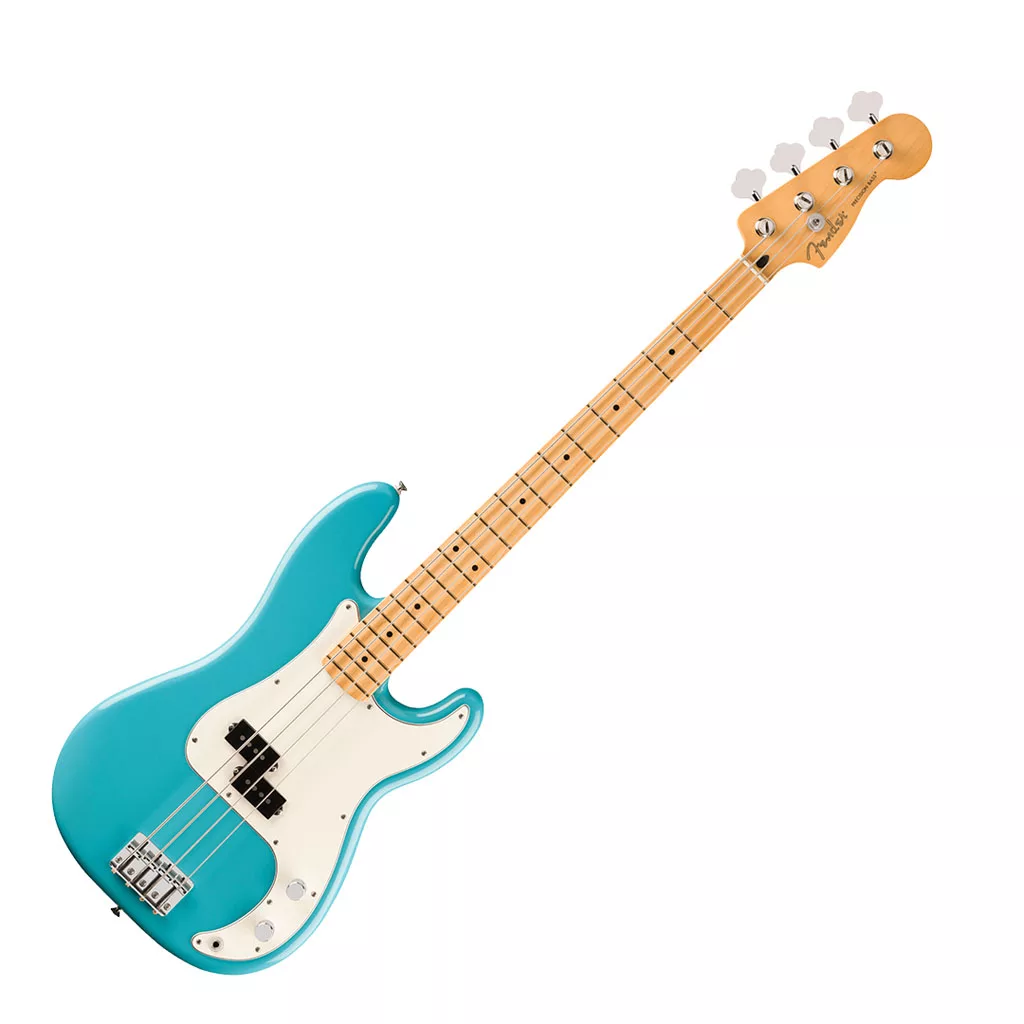 Fender Player II Precision Bass® Bass Guitar, Maple Fingerboard - Aquatone Blue - Image 2