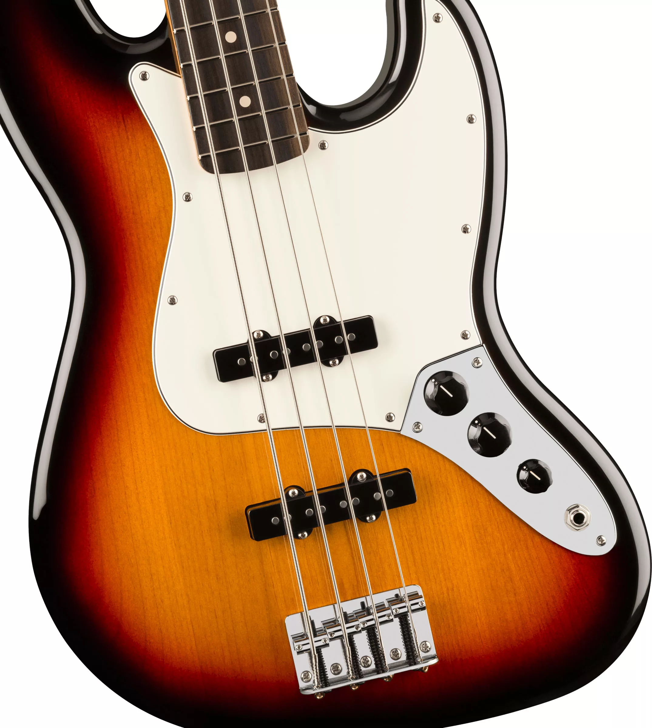 Fender Player II Jazz Bass® Bass Guitar, Rosewood Fingerboard - 3-Color Sunburst - Image 3