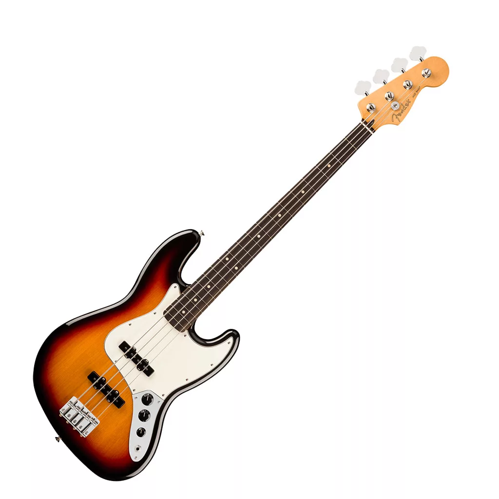 Fender Player II Jazz Bass® Bass Guitar, Rosewood Fingerboard - 3-Color Sunburst - Image 2