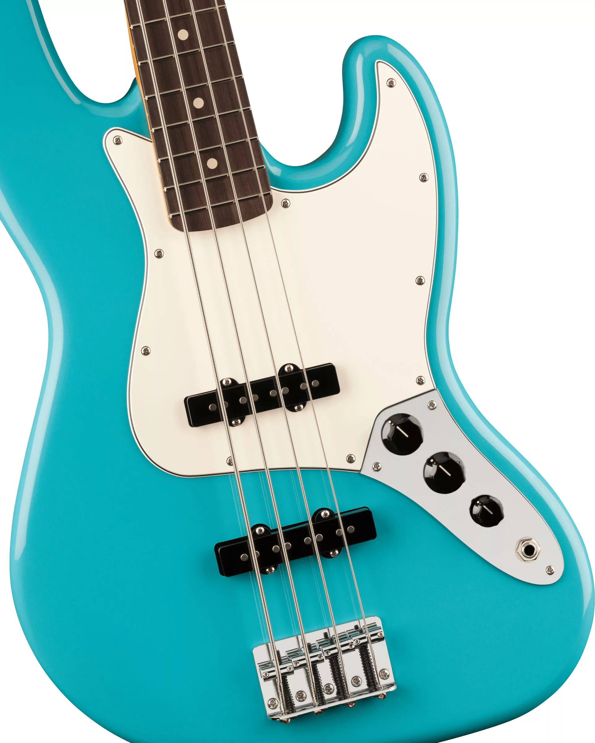 Fender Player II Jazz Bass® Bass Guitar, Rosewood Fingerboard - Aquatone Blue - Image 3