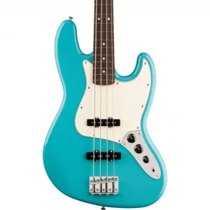 Fender Player II Jazz Bass® Bass Guitar, Rosewood Fingerboard - Aquatone Blue