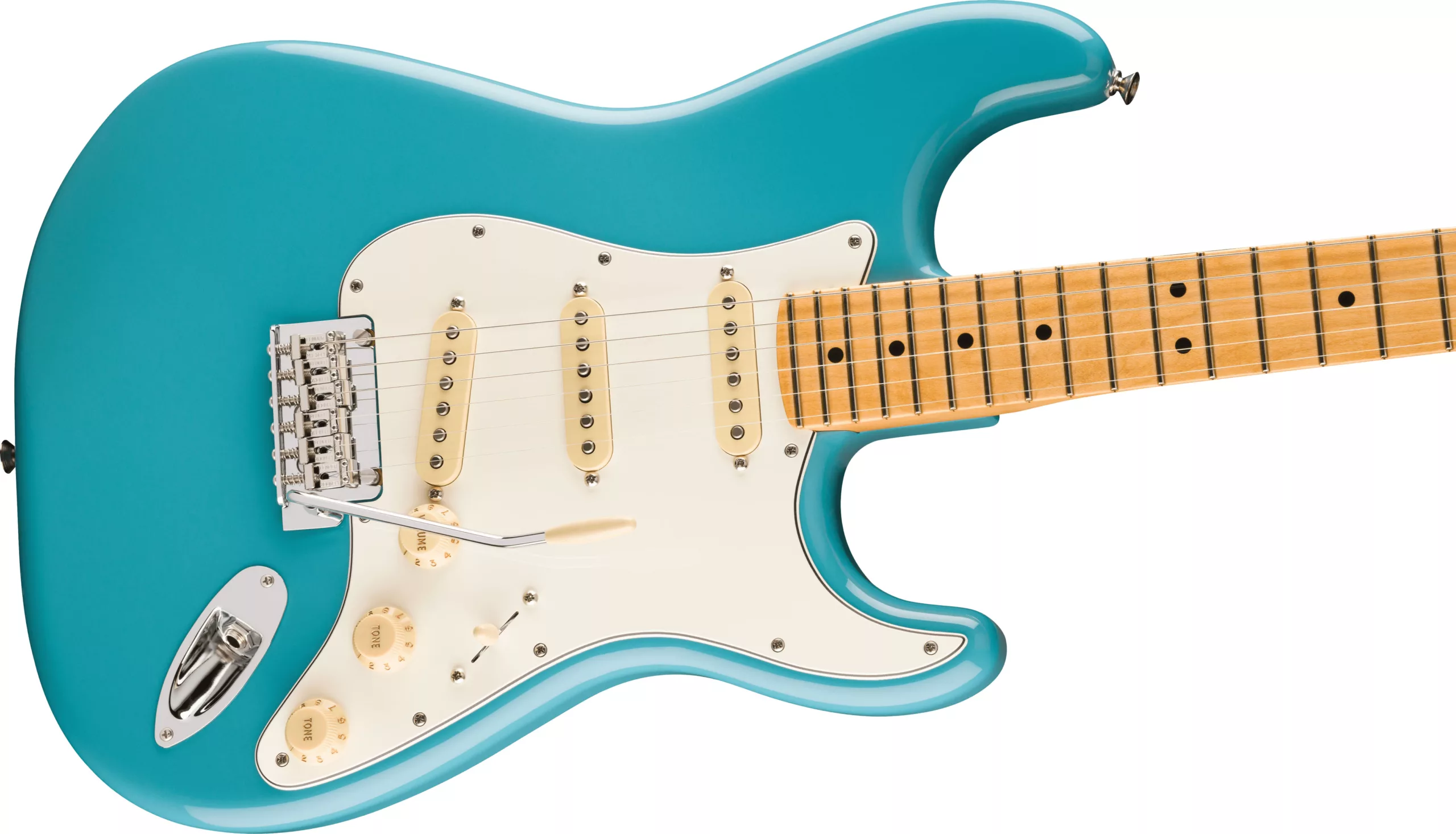 Fender Player II Stratocaster® Electric Guitar, Maple Fingerboard - Aquatone Blue - Image 4