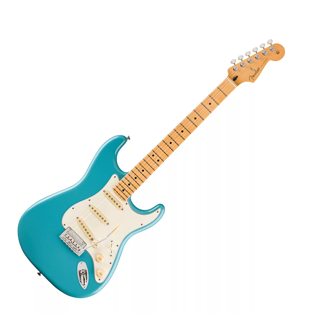 Fender Player II Stratocaster® Electric Guitar, Maple Fingerboard - Aquatone Blue - Image 2