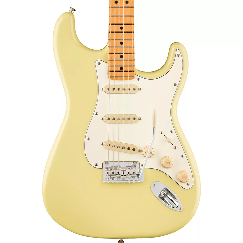 Fender Player II Stratocaster® Electric Guitar, Maple Fingerboard - Hialeah Yellow