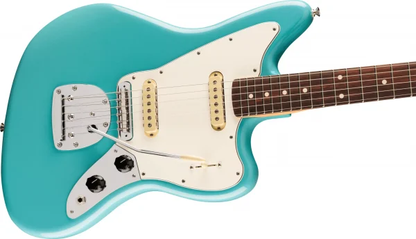 Fender Player II Jaguar® Electric Guitar, Rosewood Fingerboard - Aquatone Blue - Image 4