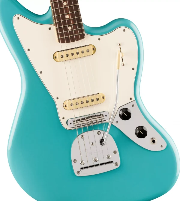Fender Player II Jaguar® Electric Guitar, Rosewood Fingerboard - Aquatone Blue - Image 3