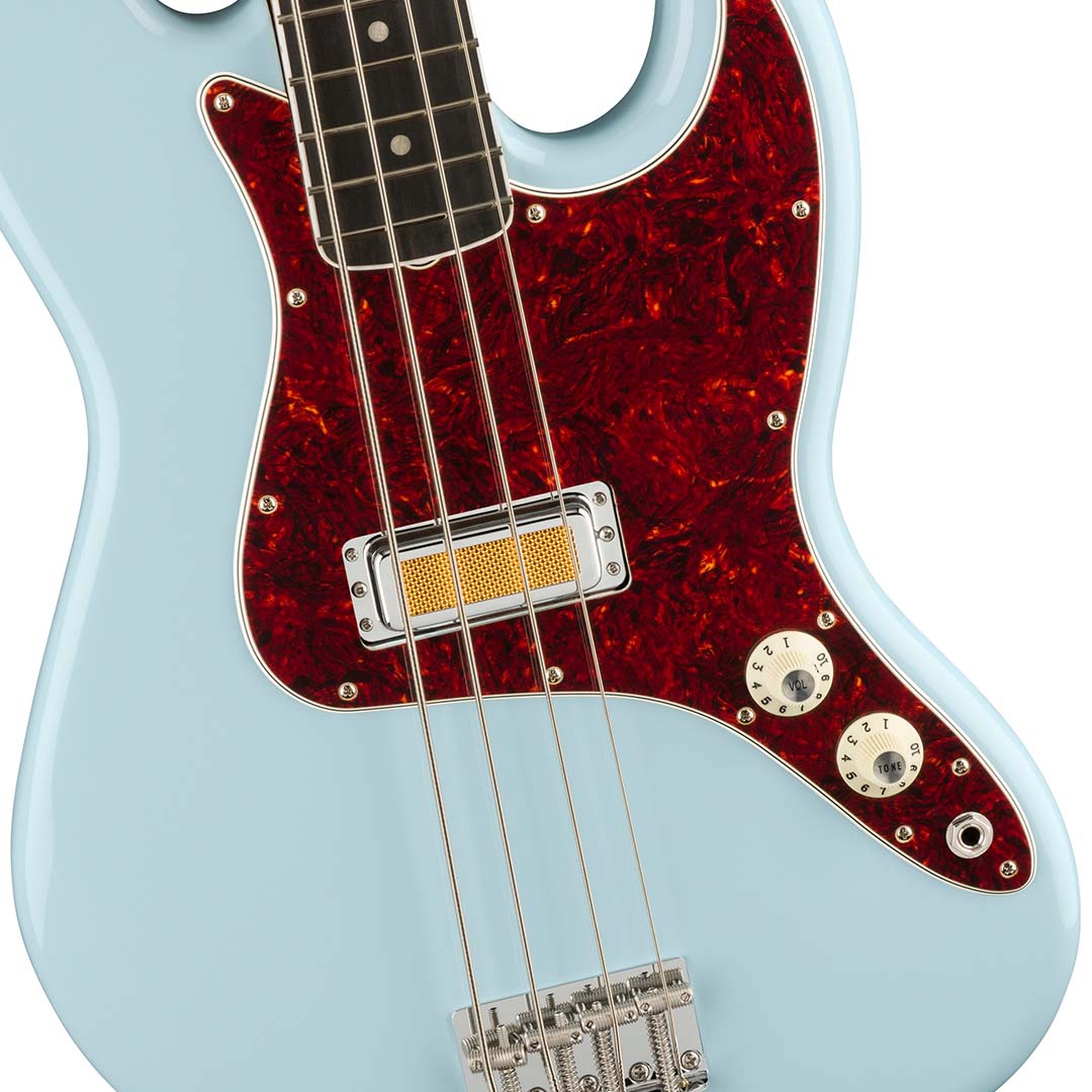 Gold Foil Jazz Bass®, Ebony Fingerboard, Sonic Blue - Image 4
