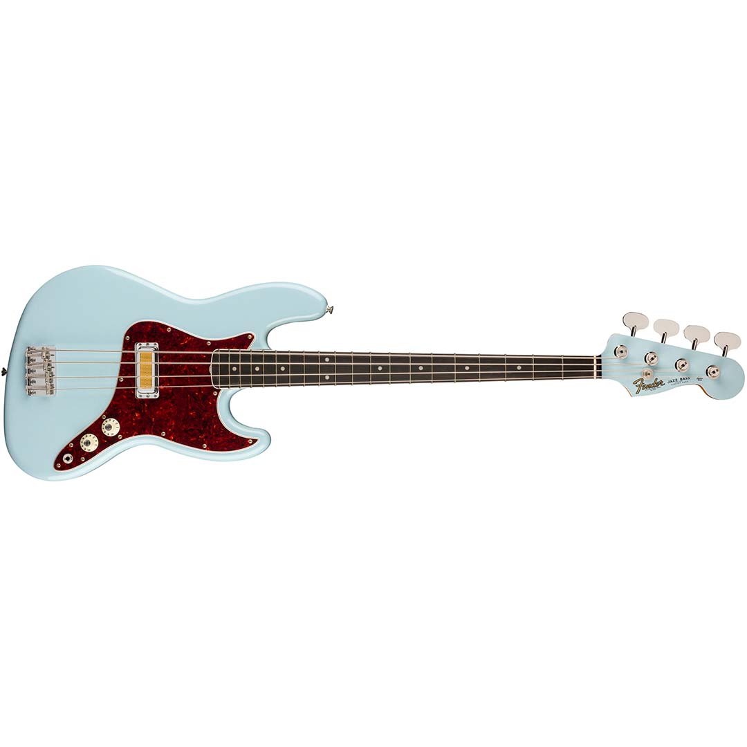 Gold Foil Jazz Bass®, Ebony Fingerboard, Sonic Blue - Image 2